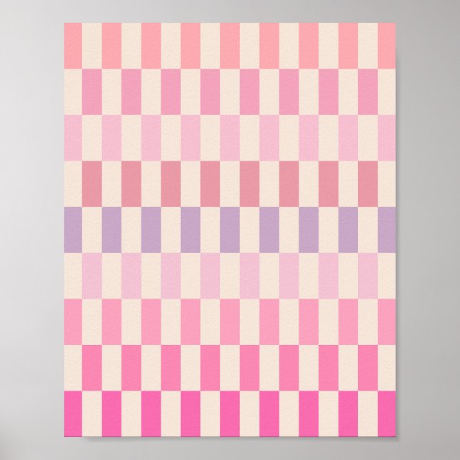 Affiche Gris rose crème 02 (Devant)