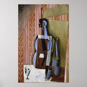 Affiche Gris - Violon