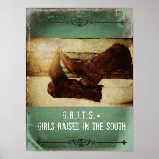 Affiche Grit et Cowgirls