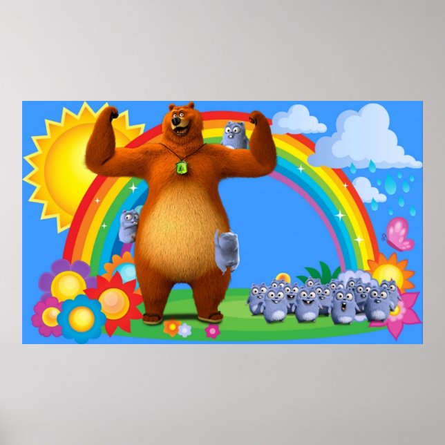 Affiche Grizzy et lemmins Enfants (Devant)