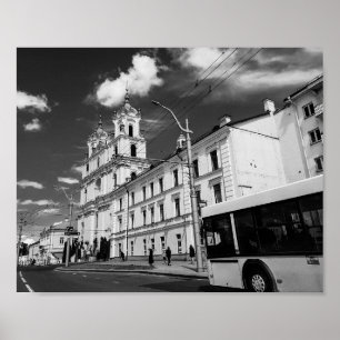 Affiche Grodno Belarus Cityscape Architecture Ville Vue