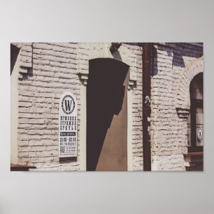 Affiche Grodno Biélorussie Architecture Minimalisme