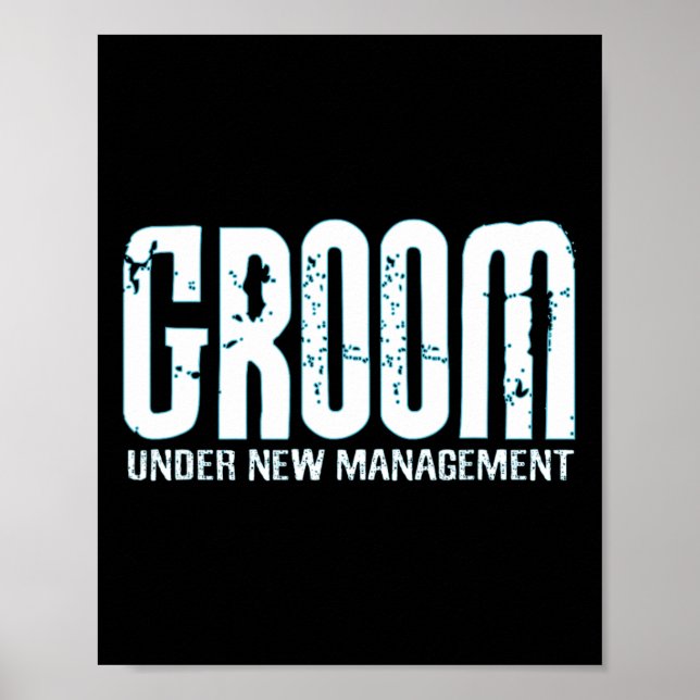 Affiche Groom sous la nouvelle gestion amusante Groom-to-b (Devant)