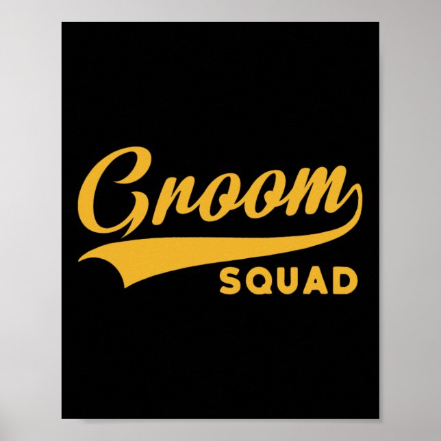 Affiche Groom Squad - Bachelor Party - Mariage (Devant)