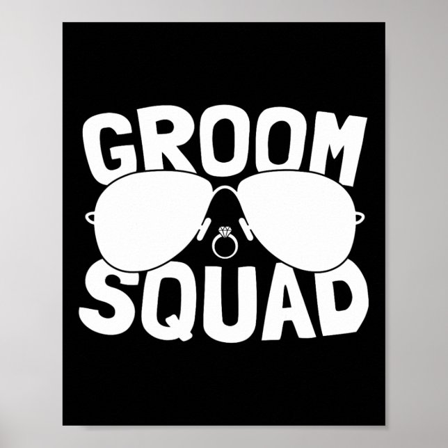 Affiche Groom Squad Bachelor Party Stade Groom Gag Mens Fu (Devant)
