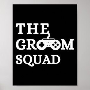 Affiche Groom Squad Mariage Bachelor Party Groomsmen Jeu