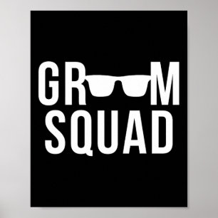 Affiche Groom Squad Sungles Mariage Bachelor Party