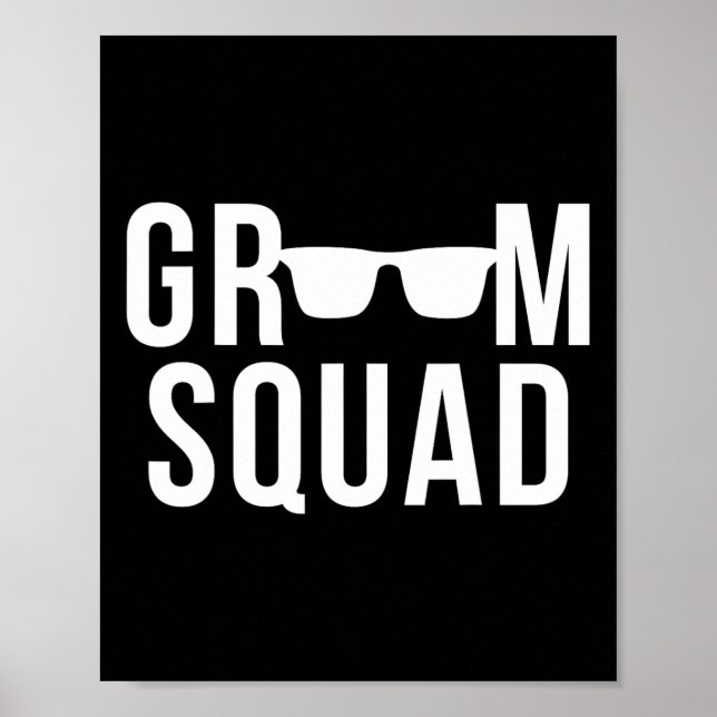 Affiche Groom Squad Sungles Mariage Bachelor Party (Devant)
