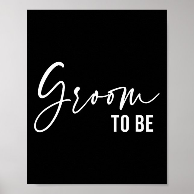 Affiche Groom To Be Men Wedding Day Bachelor Party (Devant)
