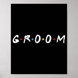 Affiche Groom To Be Men Wedding Day Bachelor Party
