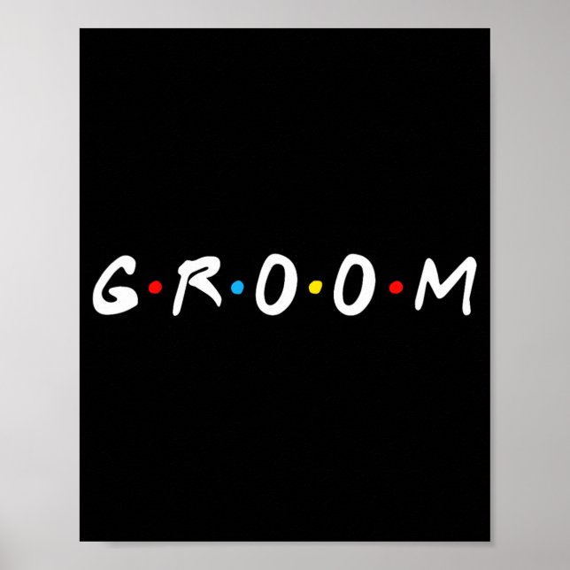 Affiche Groom To Be Men Wedding Day Bachelor Party (Devant)
