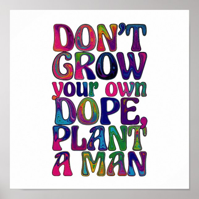 Affiche Groovology – Planter des mots (Devant)