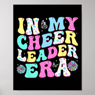 Affiche Groovy à l'époque de ma pom-pom girl Cheerleading