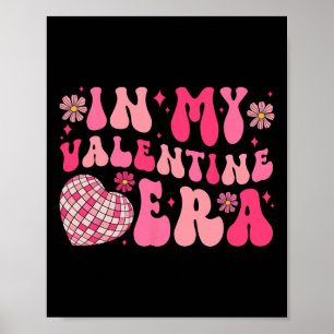 Affiche Groovy à mon époque de la Saint-Valentin Disco Byl
