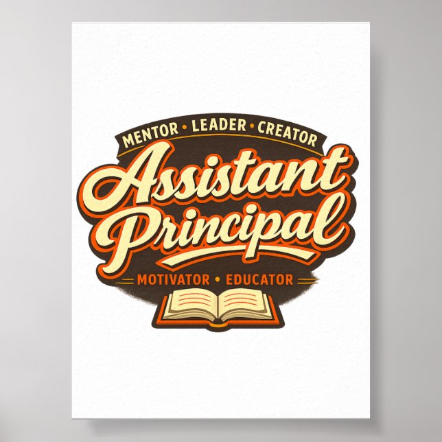 Affiche Groovy Assistant Principal Printable Download (Devant)