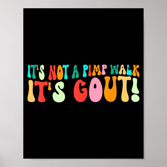 Affiche Groovy C'est Pas Une Promenade C'est La Goutte Hum (Devant)