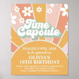 Affiche Groovy One Sunshine Première Anniversaire Capsule 