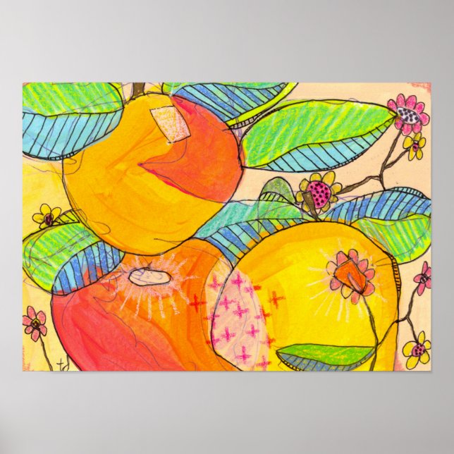 Affiche Gros agrumes (Devant)