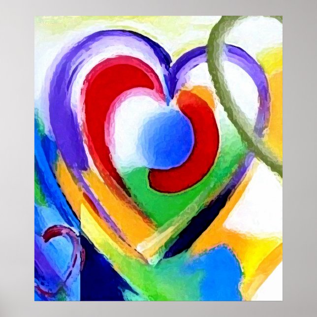 Affiche Gros Coeur Taille énorme (Devant)