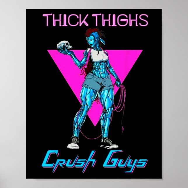 Affiche Gros Coiffures Les Gars Broyeurs Poids Bodybuildin (Devant)