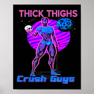 Affiche Gros Coiffures Les Gars Broyeurs Poids Bodybuildin