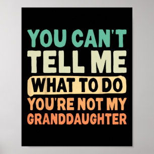 Affiche Gros-Papy Amusant Art Pour Grand-Père Gramps Homme