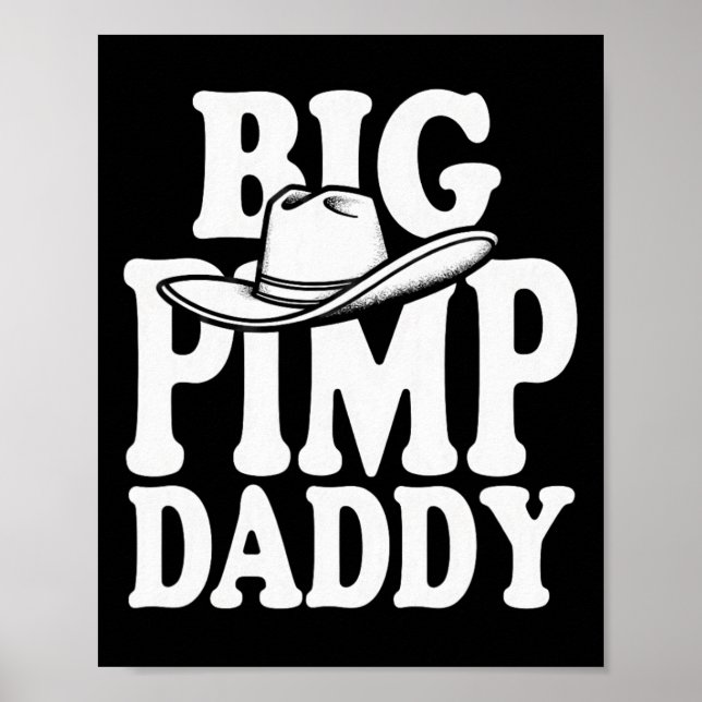 Affiche Gros Pimp Daddy Costume d'Halloween (Devant)