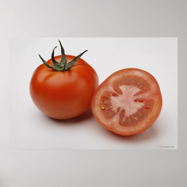Affiche Gros plan de deux tomates (Devant)