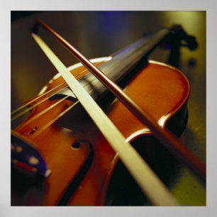 Affiche Gros plan sur le violon et la gorge 1