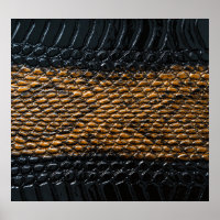Gros plan texture de peau de serpent noir