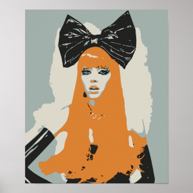 Affiche Gros Seins, Gros Cheveux, Grande Mode (Devant)