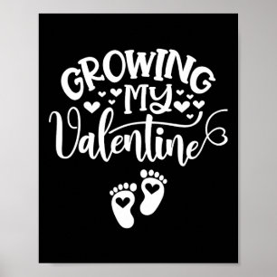 Affiche Grossesse de ma Saint-Valentin enceinte Nouvelle m