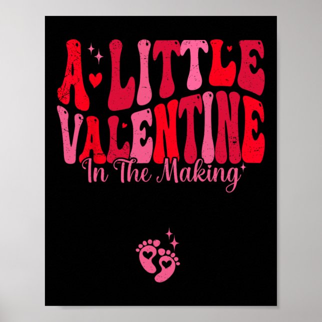 Affiche Grossesse de Saint Valentin - Un peu de Saint Vale (Devant)