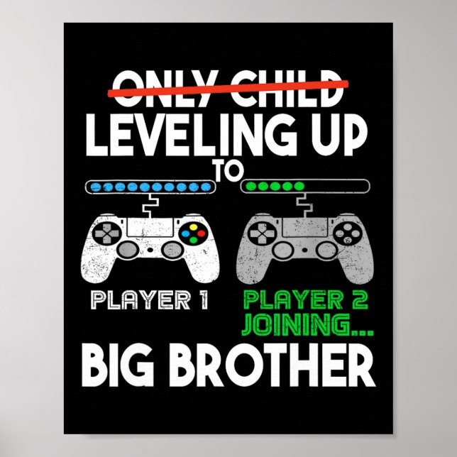 Affiche Grossesse Promu Gros Bro Leveling Jusqu'À Big Brot (Devant)