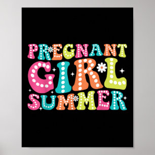 Affiche Grossesse super Révéler Fille Enceinte Été Bébé