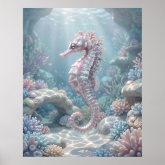 Affiche Grotte de l'Hippocampe Perlé