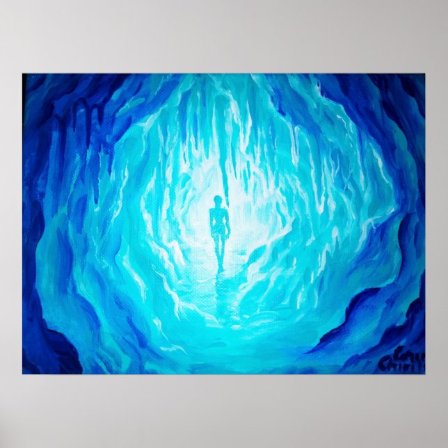 Affiche grotte gelée (Devant)