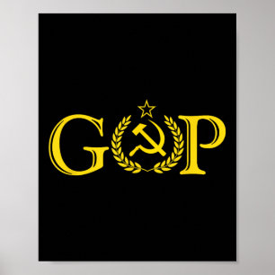 Affiche Groupe anti-Trump _ Républicain russe _ Politique