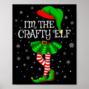 Affiche Groupe de famille assorti Je suis le lutin astucie