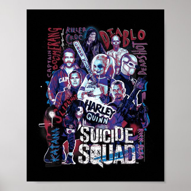 Affiche Groupe d'escadrons du suicide (Devant)