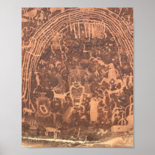 Affiche Groupe d'experts sur les pétroglyphes autochtones 