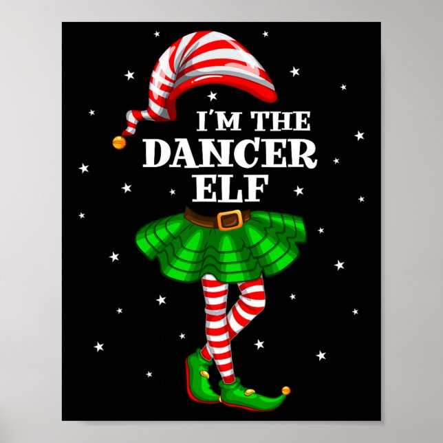 Affiche Groupe familial Je suis la danseuse Elf Christmas (Devant)