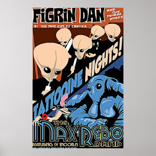 Affiche Groupe Figrin Dan Cantina