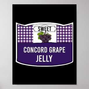 Affiche Groupe Jelly de raisin Costume de conditionnement 