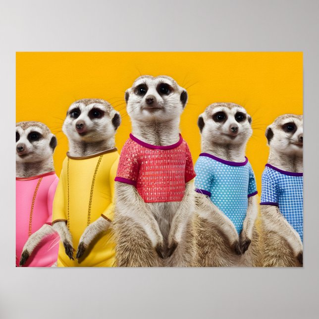 Affiche Groupe Meerkat créatif (Devant)
