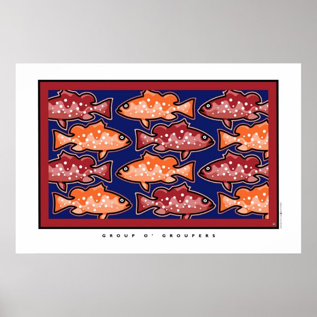 Affiche groupe o' grouper (Devant)