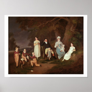 Affiche Groupez le portrait d'un châtelain, de son épouse