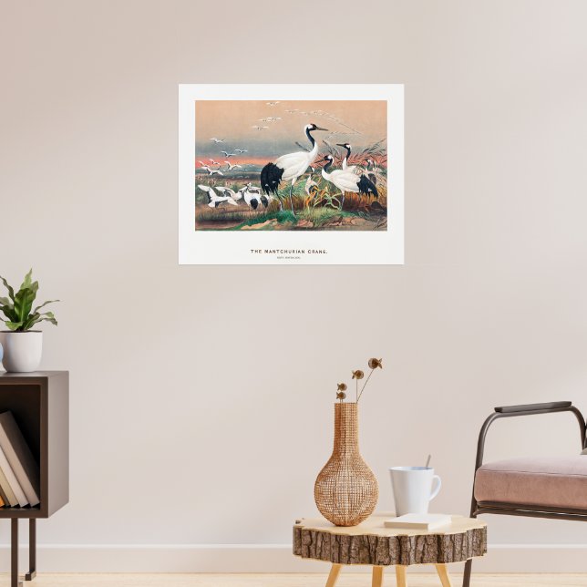 Affiche Grue de Mandchourie (Salon 3)