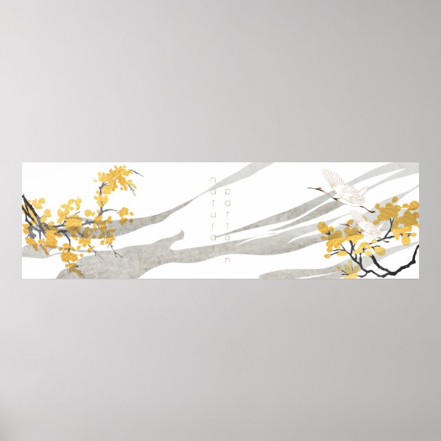 Affiche Grues japonaises (Devant)