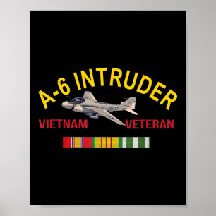 Affiche Grumman A-6 Intruder Vietnam Vétérinaire Intruder